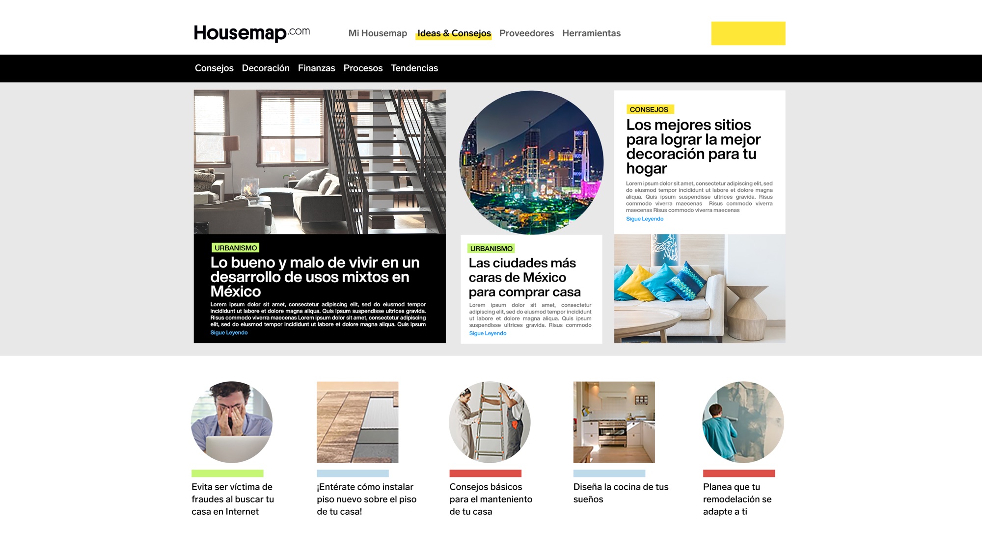 Ideas & Consejos, the Housemap blog