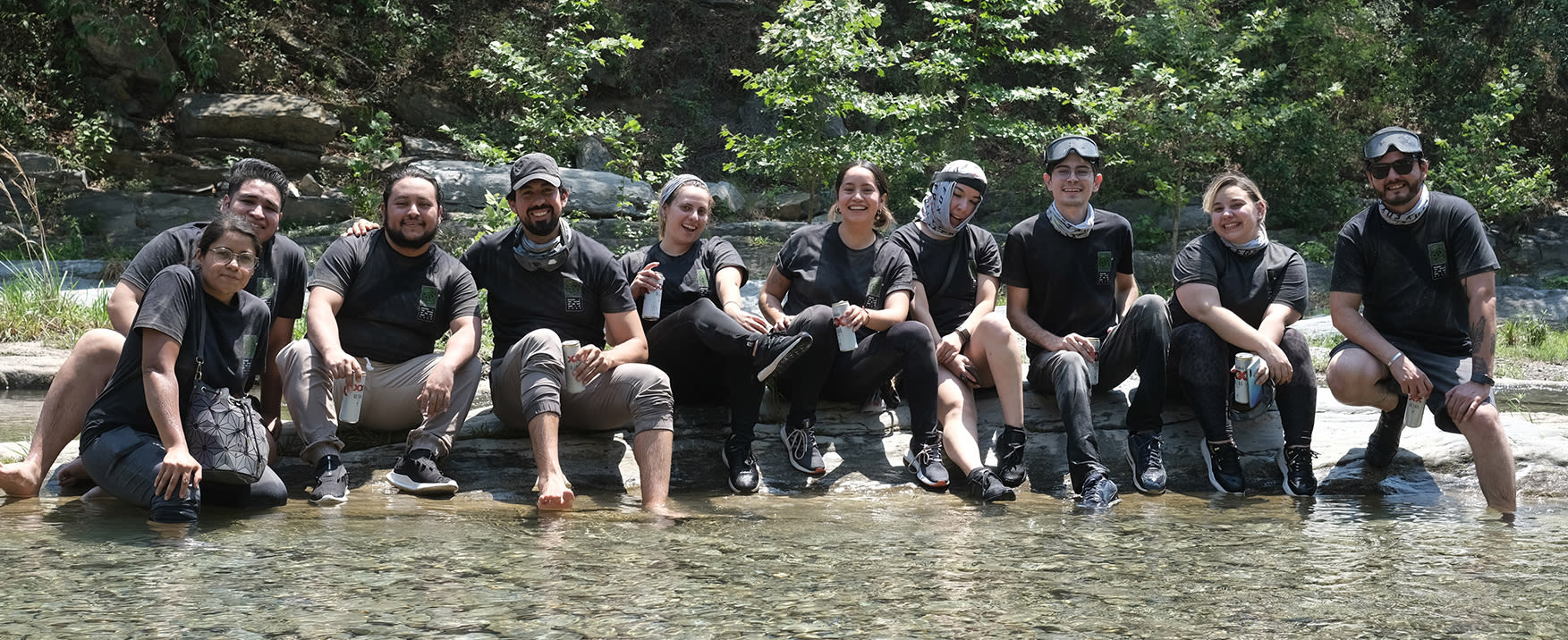 Team WAOF on the river - WAOF Meetup 2022
