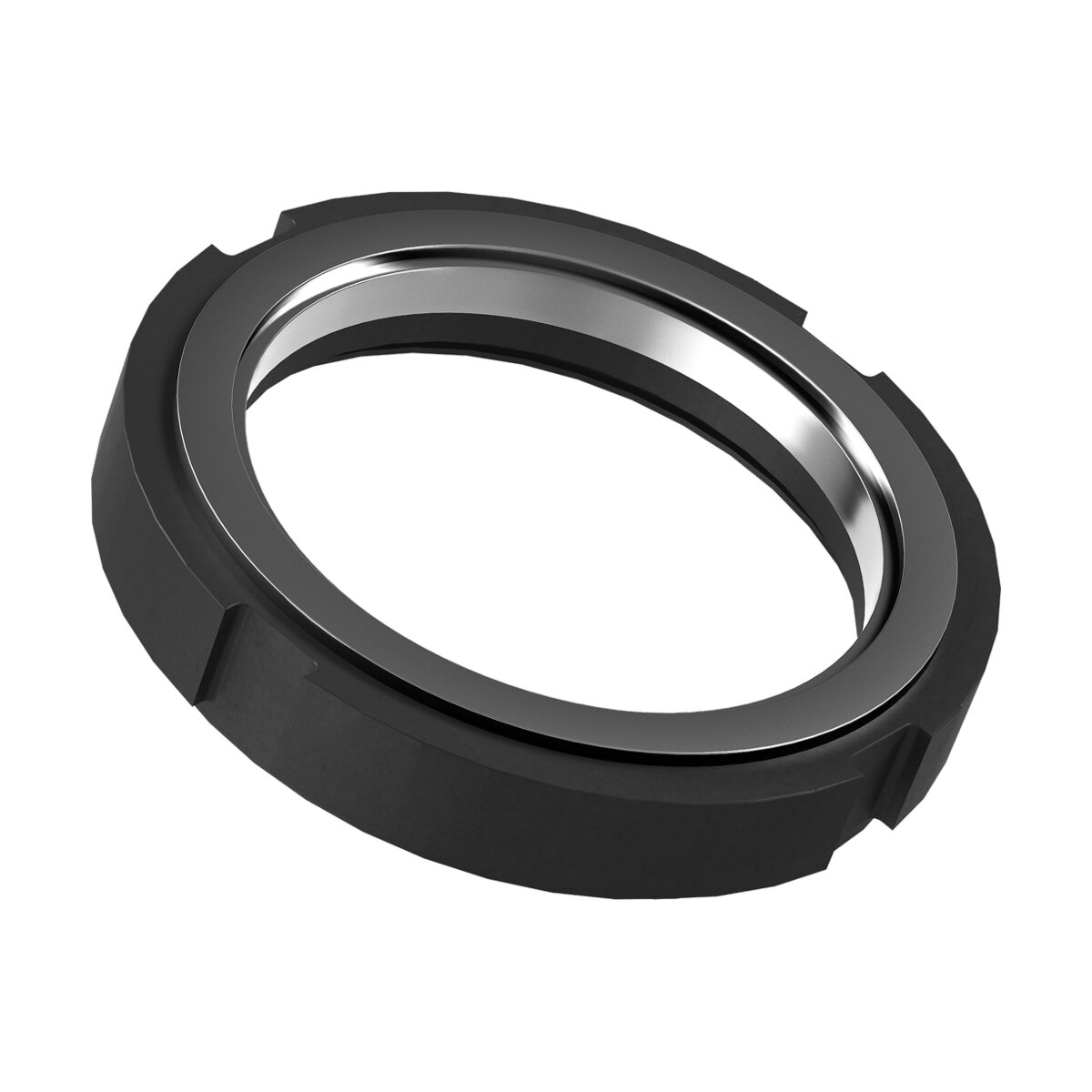 3D render of a mechanical seal with a metal band