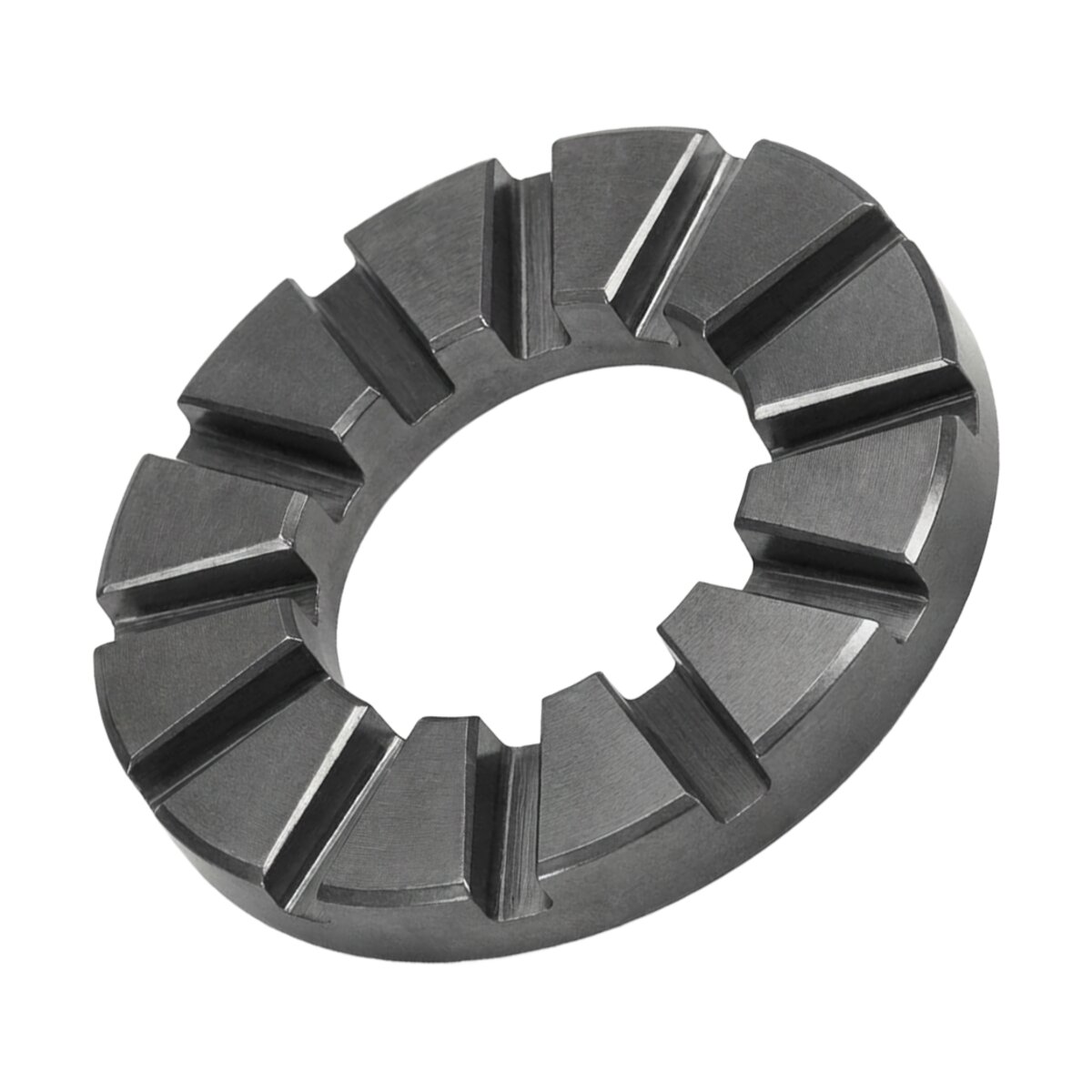 3D render of a slotted thrust pad