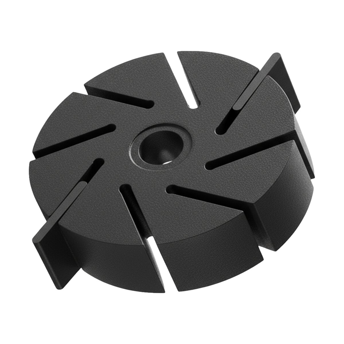 3D render of a carbon-graphite vane rotor