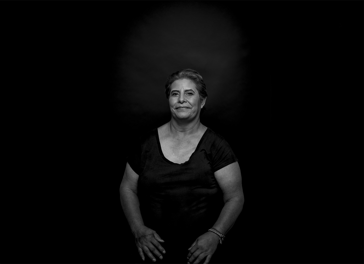 Portrait of a breast cancer survivor