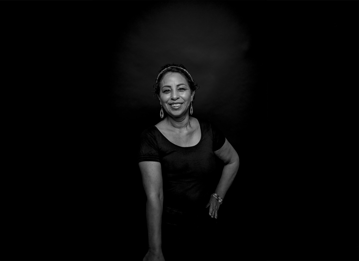 Portrait of a breast cancer survivor